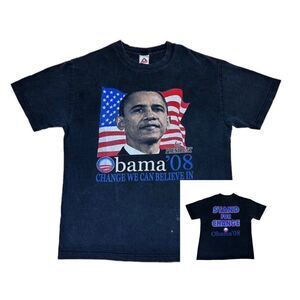 2008 President Barack Obama T-Shirt Large presidential Election Stand For Change